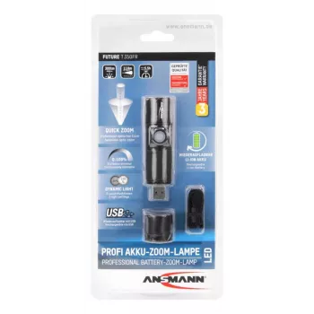 ANSMANN Torcia Future T350FR 350 lumen CREE LED fuoco regolabile IPX4
