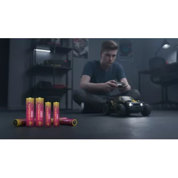 ANSMANN PurePower set caricabatterie AA con 4 batterie ricaricabili AA 3500 mAh Li-Ion (1001-0183)