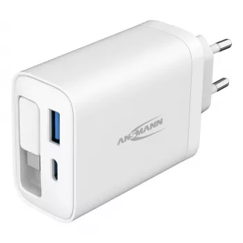ANSMANN caricabatterie USB 230PD 30W bianco
