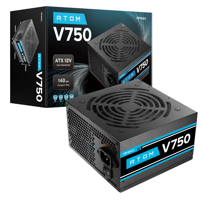 Antec Atom V750 alimentatore non modulare 750W 80 PLUS Bronze ATX