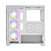 Antec CX300 ARGB case da gaming ATX Mid-Tower, bianco, vetro temperato, 4 ventole ARGB