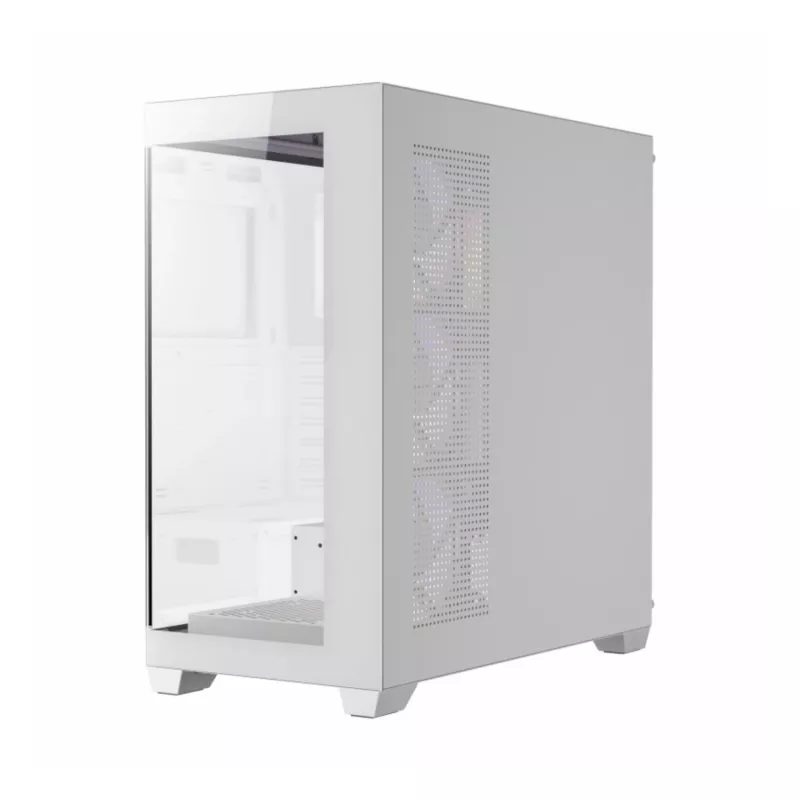 Antec CX300 ARGB case da gaming ATX Mid-Tower, bianco, vetro temperato, 4 ventole ARGB