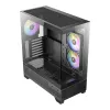Antec CX700 ARGB B Case gaming mid-tower - vetro temperato, 4 ventole ARGB, supporto E-ATX, nero