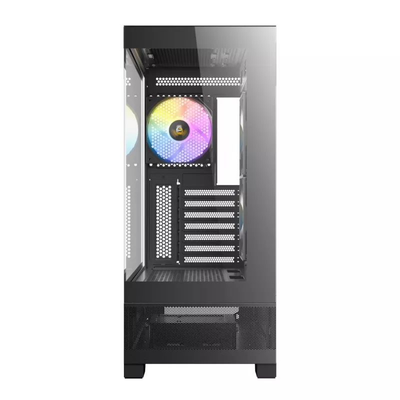 Antec CX700 ARGB B Case gaming mid-tower - vetro temperato, 4 ventole ARGB, supporto E-ATX, nero