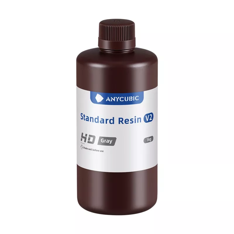 Anycubic Standard V2 1kg Resin HD grigio