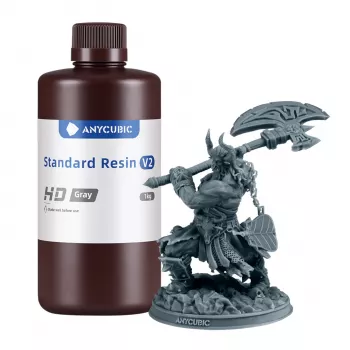 Anycubic Standard V2 1kg Resin HD grigio