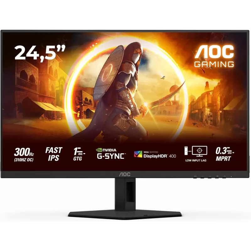 AOC 25G4SRE 24,5 pollici Full HD IPS 180Hz Gaming monitor (ricondizionato)