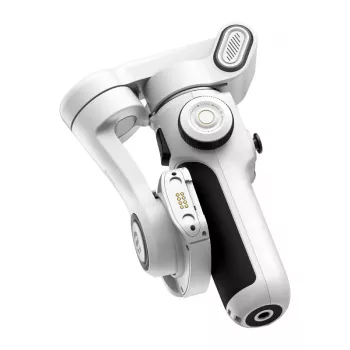 AOCHUAN Smart P2 stabilizzatore gimbal a 3 assi con sensore AI, MagSafe, LED, bianco