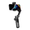 AOCHUAN Smart X Pro stabilizzatore gimbal a 3 assi con AI tracking e controllo gestuale per smartphone, nero