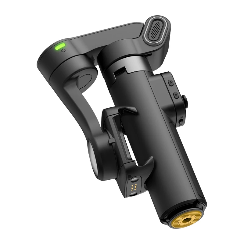 AOCHUAN Smart X3 AI Tracking stabilizzatore gimbal con luce LED e selfie stick per smartphone, nero