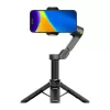 AOCHUAN Smart X3 AI Tracking stabilizzatore gimbal con luce LED e selfie stick per smartphone, nero