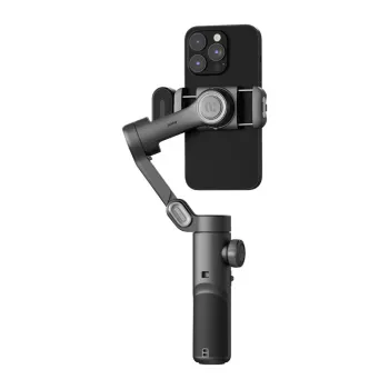 AOCHUAN Smart XE stabilizzatore gimbal a 3 assi con AI tracking e controllo gestuale per smartphone, nero