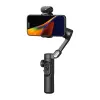 AOCHUAN Smart XE stabilizzatore gimbal a 3 assi con AI tracking e controllo gestuale per smartphone, nero