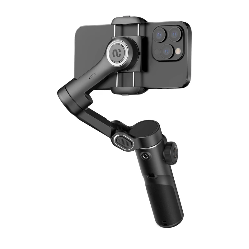 AOCHUAN X2 Standard stabilizzatore gimbal per smartphone con riconoscimento gestuale e selfie stick, nero