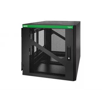 APC NetShelter case rack 12U a parete con profondità UPS laterale, nero