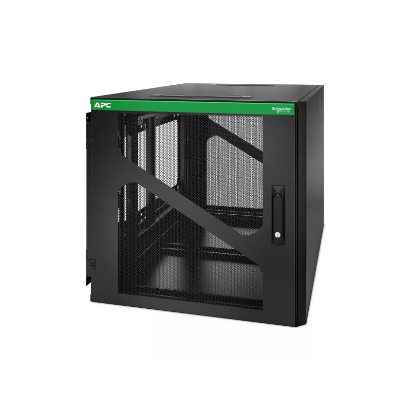APC NetShelter case rack 12U a parete con profondità UPS laterale, nero