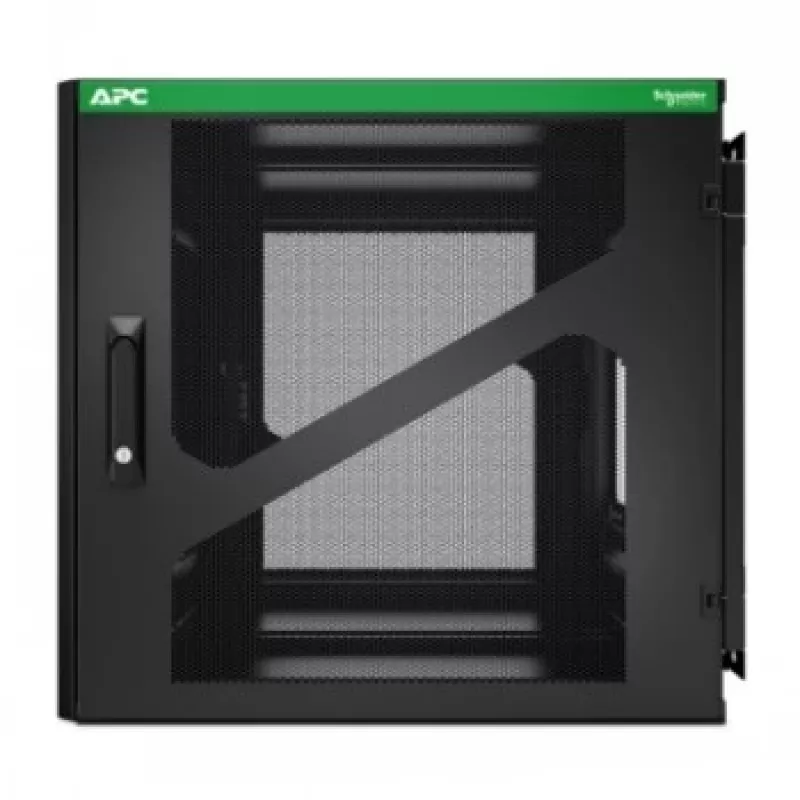 APC NetShelter case rack 12U a parete con profondità UPS laterale, nero