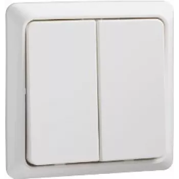 Deviatore APC Schneider Electric Merten System M, bianco polare termoplastico, 10AX 250V, da incasso, IP20, morsetti a vite, senza alogeni 506254
