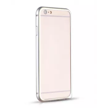 Apple iPhone 6 Blade Series Hippocampal Buckle Metal Bumper HI-T025 argento