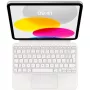 Apple Magic Keyboard Folio con trackpad - inglese britannico (QWERTY) - bianco - per iPad (10ª generazione)