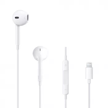 Cuffie stereo Apple MWTY3ZM/A EarPods Lightning Audio bianco