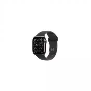 Apple Watch Series 11 GPS + Cellular 42mm cassa in titanio Slate con cinturino Sport nero S/M MF8R4WF/A
