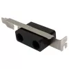 Aqua Computer passaparete G1/4 con supporto a incastro per passaggio esterno di raffreddamento a liquido