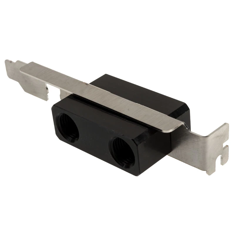 Aqua Computer passaparete G1/4 con supporto a incastro per passaggio esterno di raffreddamento a liquido