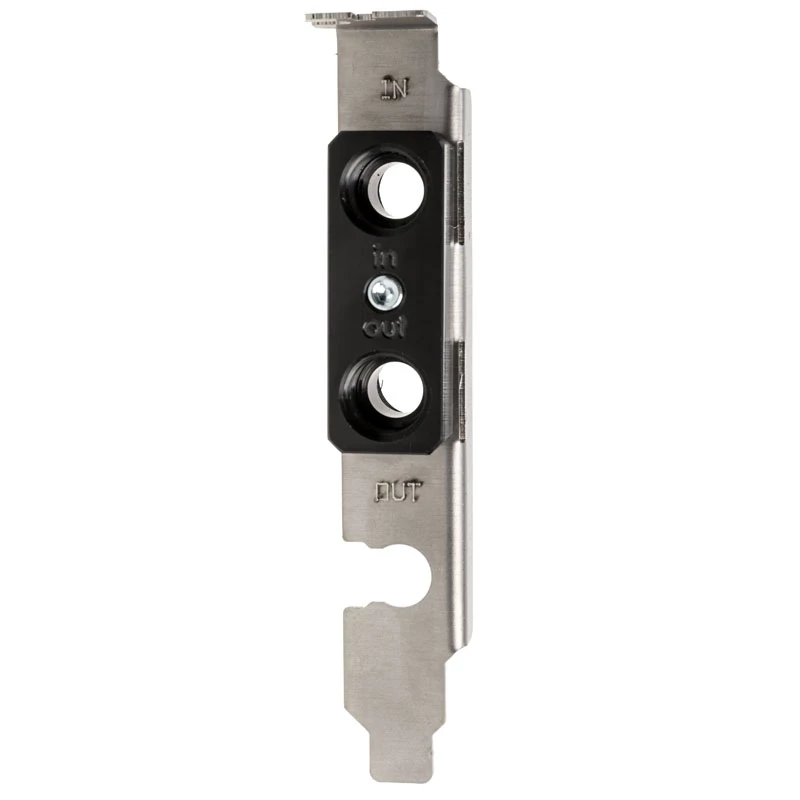 Aqua Computer passaparete G1/4 con supporto a incastro per passaggio esterno di raffreddamento a liquido