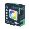 Arctic BioniX P12 A-RGB White 3-Pack – ventola per case 120mm PWM con RGB indirizzabile e Daisy Chain, 450-3000 U/min