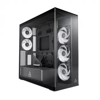 ARCTIC Xtender case PC Midi-Tower, ATX, nero, vetro temperato