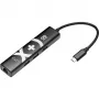Arduino docking station USB-C TPX00241 8 in 1 con HDMI, Ethernet, PD 65W, nero