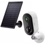 Arenti GO1+SP1 telecamera Wi-Fi a batteria ricaricabile con pannello solare, 2K QHD, IP65, rilevamento del movimento PIR