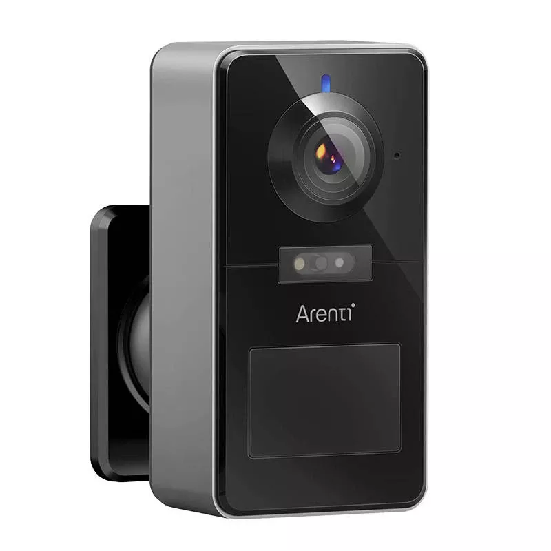 Arenti Telecamera Wi-Fi senza fili 4MP/2.5K con batteria ricaricabile