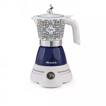 Ariete Capri caffettiera elettrica moka per 4 tazze blu scuro