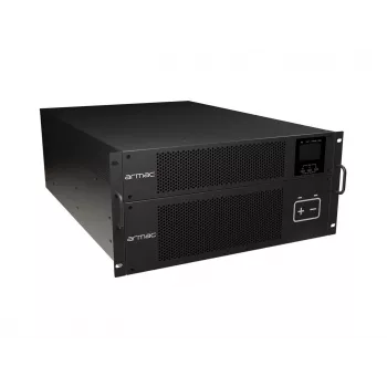ARMAC R/6000I/PF1/DF UPS on-line 6000VA rackmount, 10x IEC C13, USB-B, LCD, a prova di polvere