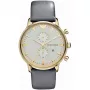 ARMANI AR0386 Orologio uomo Classic analogico al quarzo 40mm quadrante argento cinturino in pelle marrone