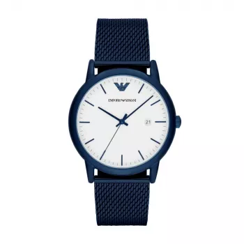 ARMANI AR11025 Orologio da uomo 43mm Acciaio Quarzo Analogico Quadrante nero