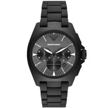 ARMANI AR11412 Orologio cronografo uomo in acciaio inox, 42 mm, quadrante blu