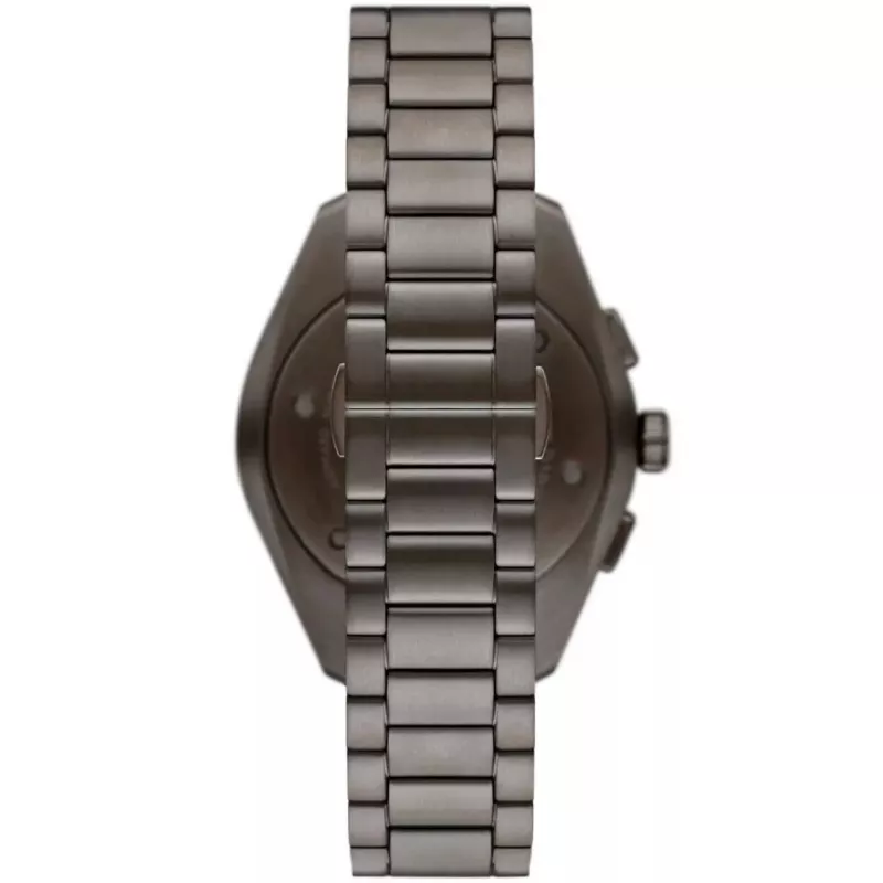 ARMANI AR11481 Orologio cronografo al quarzo uomo Luigi 43mm quadrante nero cinturino in pelle nera
