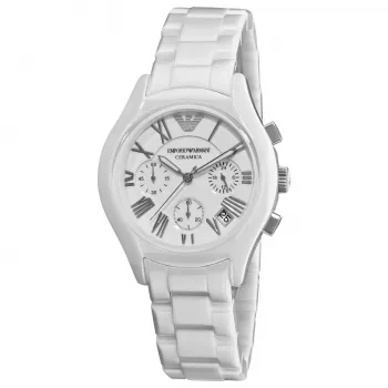 ARMANI AR1404 Ceramica orologio cronografo al quarzo unisex 38mm nero ceramica