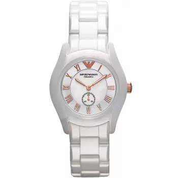 ARMANI AR1418 Orologio al quarzo donna 28mm ceramica bianca