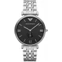 ARMANI AR1676 Orologio uomo analogico al quarzo 40mm quadrante nero cinturino in pelle