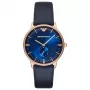 ARMANI AR2071 orologio da uomo 40mm acciaio inossidabile quadrante nero bracciale a maglia milanese