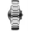 ARMANI AR2434 orologio cronografo uomo con quadrante blu e bracciale in acciaio inox 43mm