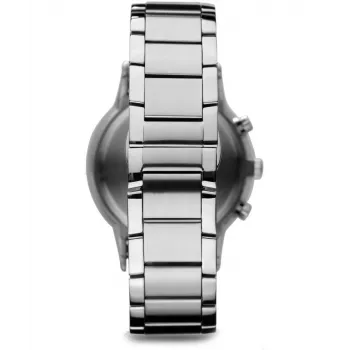 ARMANI AR2434 orologio cronografo uomo con quadrante blu e bracciale in acciaio inox 43mm