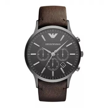 ARMANI AR2462 cronografo uomo 46mm acciaio inox quadrante blu