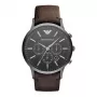 ARMANI AR2462 cronografo uomo 46mm acciaio inox quadrante blu