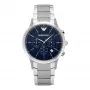 Armani AR2486 Orologio da uomo al quarzo cronografo 43mm Acciaio inox Quadrante blu