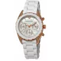 Armani AR5943 Orologio cronografo da donna, acciaio inox oro rosa, 35 mm